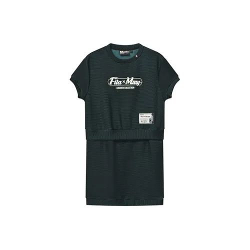 FILA x MIHARA YASUHIRO Short Sleeved Dress Women's Mony Blue