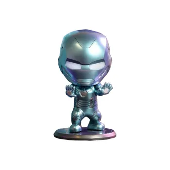 Hot Toys COSBABY Collection Iron Man The Avengers  Endgame MK85 Holographic Edition S Chibi Figures 10cm