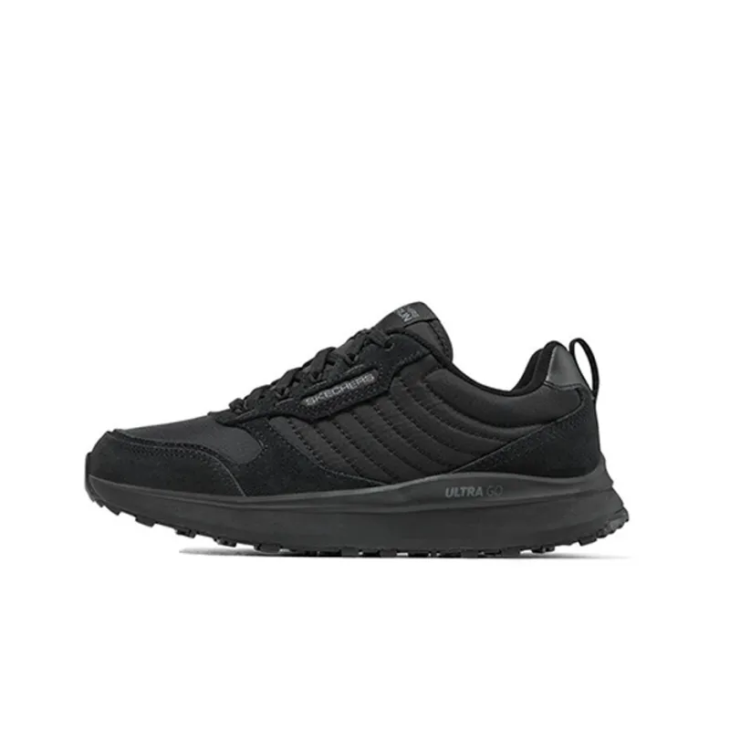 Skechers Go Run Adventure Cushioning, Slip Resistant, And Abrasion Resistant Mid Top Running Shoes Women's All Black-0