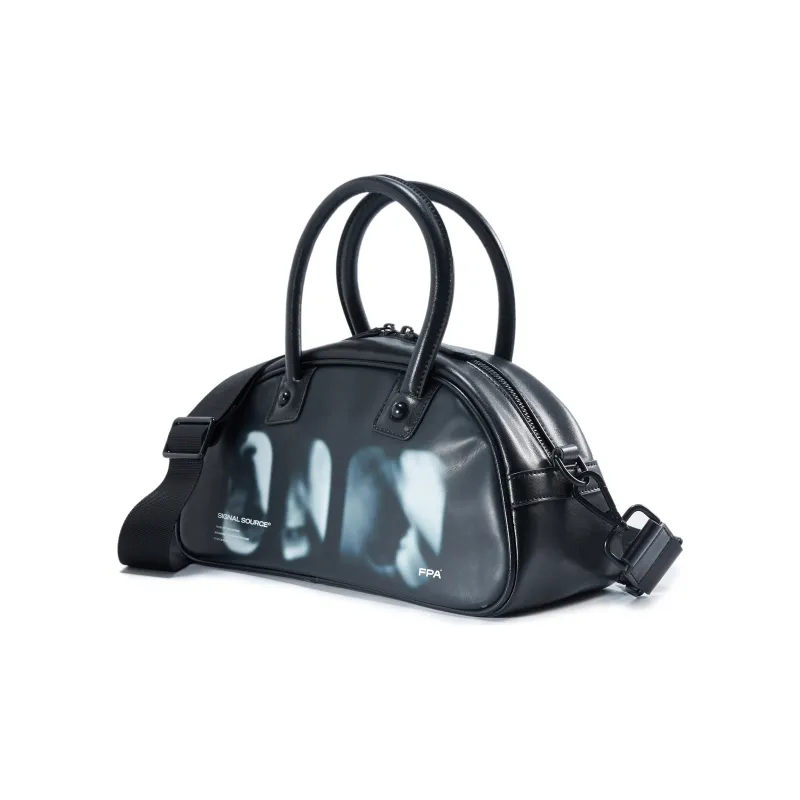 FPA Artificial Leather Handbag, Shoulder Bag, Crossbody Bag Regular Unisex Black-1