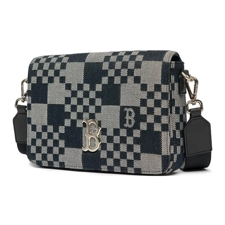 MLB Polyamide Combo Bag Shoulder Bag Crossbody Bag Regular Unisex Black Gray Color-1