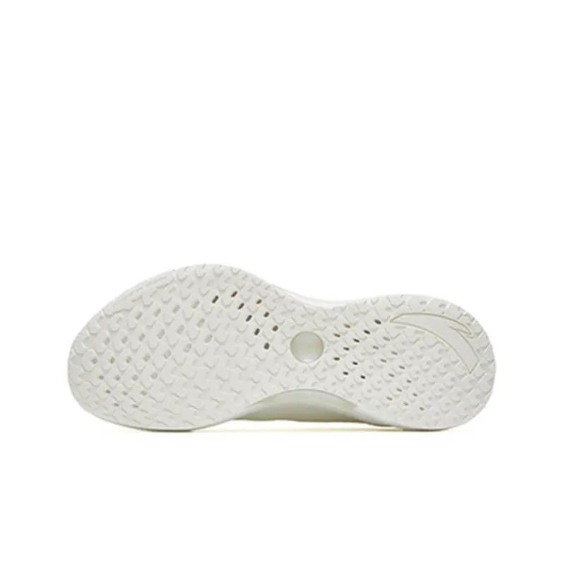 Anta Gen 3.0 Shock Absorbers Slip Resistant, Abrasion Resistant, Breathable Low Top Running Shoes Women's White-5