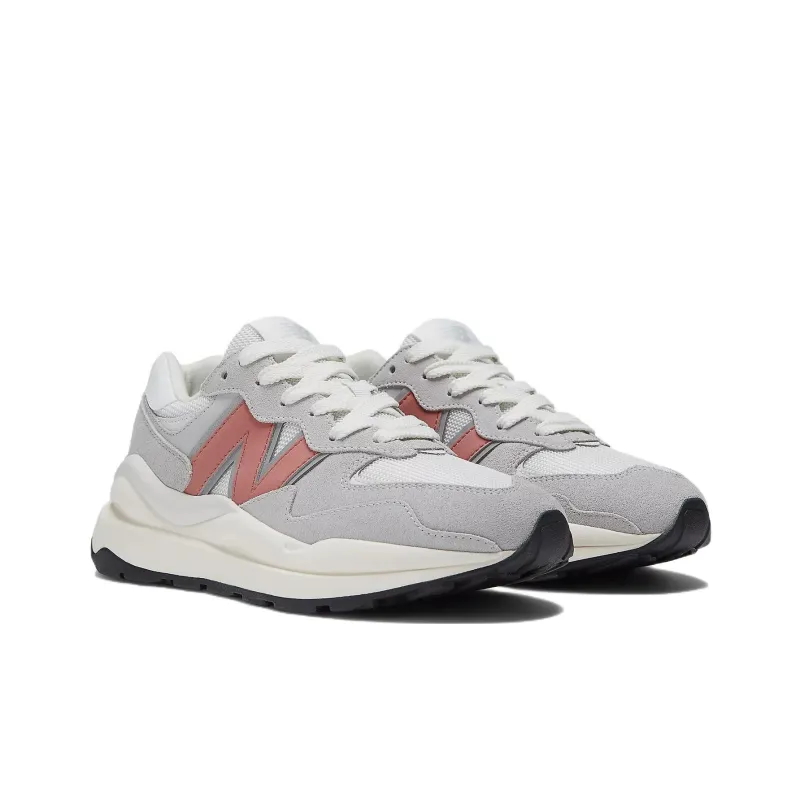 New Balance 57/40 Light Aluminium Mineral Red White Women's-2