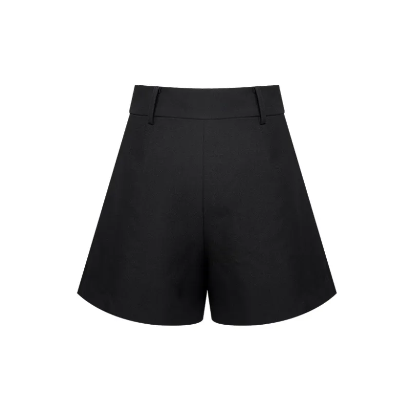 TAMMY TANGS Casual Shorts Women's Black-1