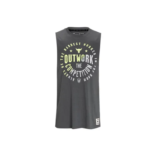 Under Armour Project Tank Tops Men Gray