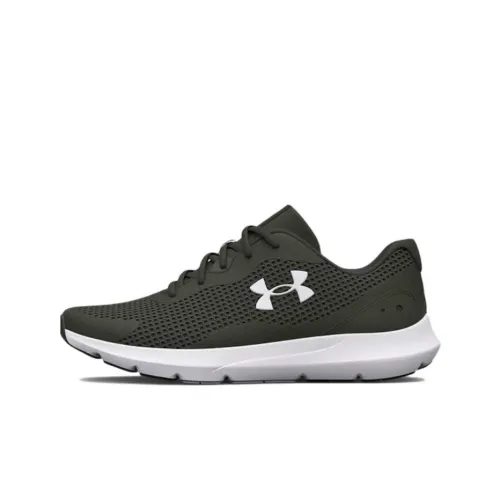 Under Armour Surge 3 Running Shoes Men Low-Top Green/White