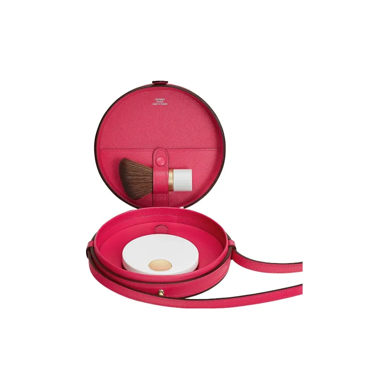 HERMES H Beauté Calfskin Shoulder Bag, Crossbody Bag Women's I6 Rose Extreme Ultimate Pink-1