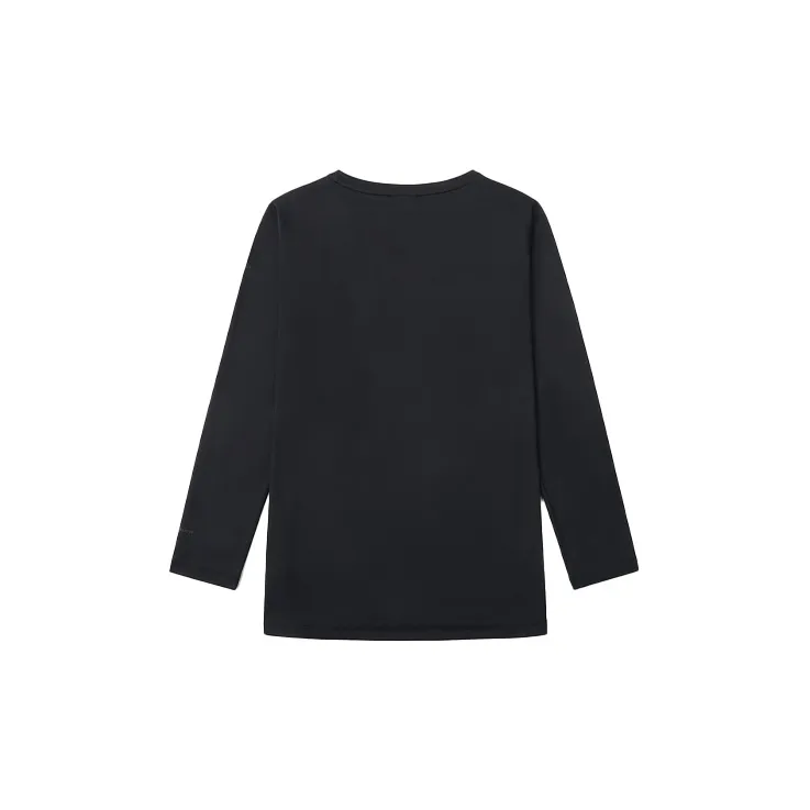 Columbia Crew Neck Loose Fit Short-Sleeved T-Shirt Women's Black-1