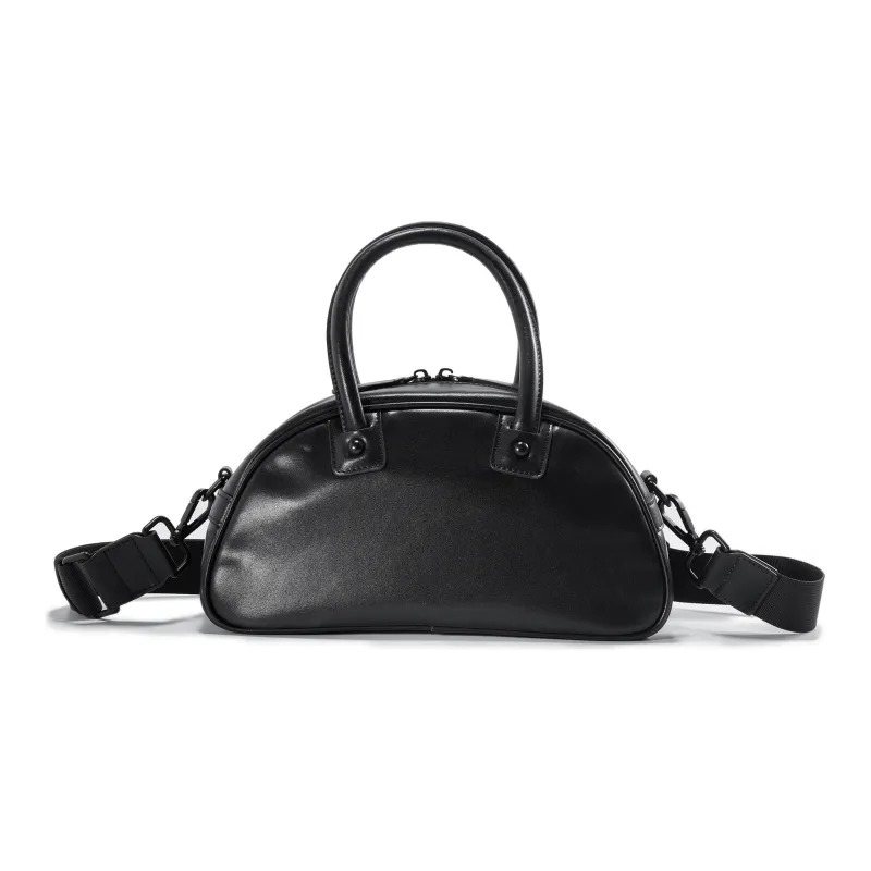 FPA Artificial Leather Handbag, Shoulder Bag, Crossbody Bag Regular Unisex Black-2
