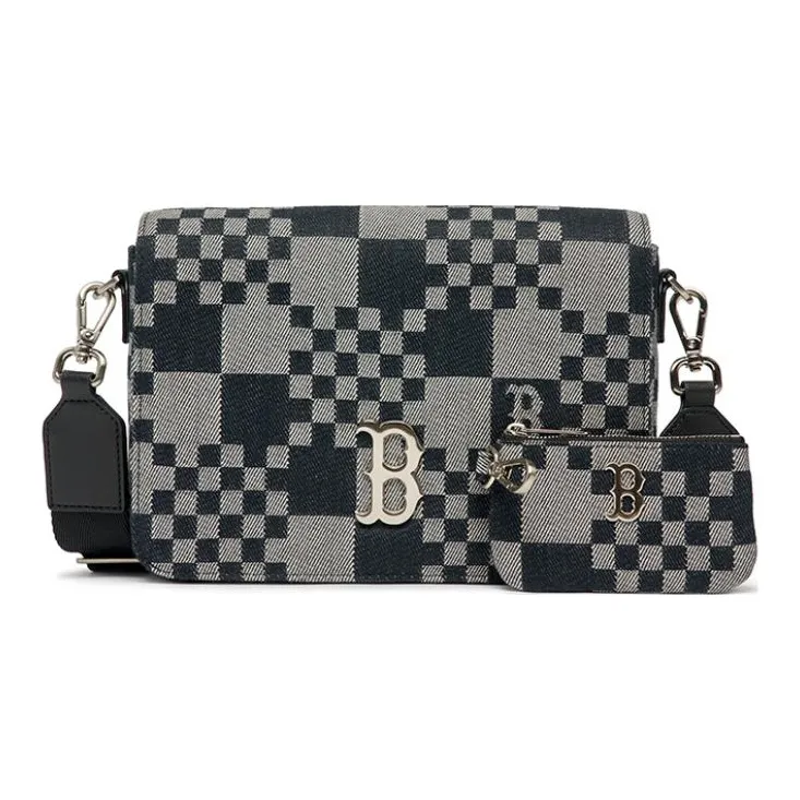 MLB Polyamide Combo Bag Shoulder Bag Crossbody Bag Regular Unisex Black Gray Color-0