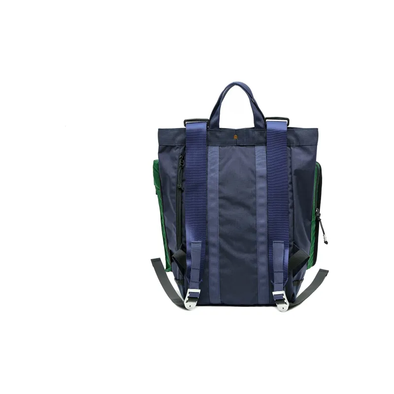 The MAD HATcher Polyamide Handbag Backpack Regular Unisex Navy Blue/Black-9