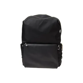 FENDI Canvas Backpack Men's Black