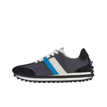 Ferragamo Casual Shoes Women's Low Top Gray/Black/Blue