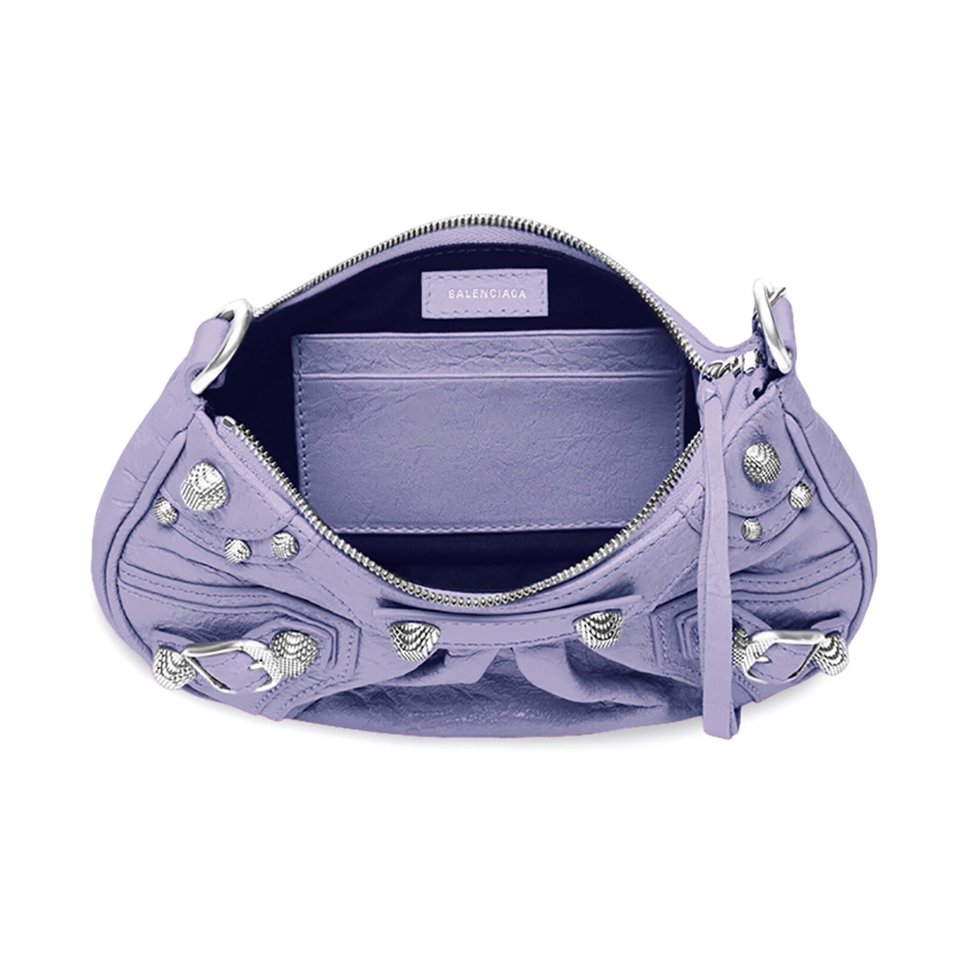 Balenciaga Le Cagole Mini Bag With Chain Lilac - Cheap Rcj