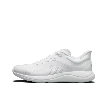 Lululemon Chargefeel Wear Resistant Breathable Lightweight Rebound Low Top Running Shoes Women's White