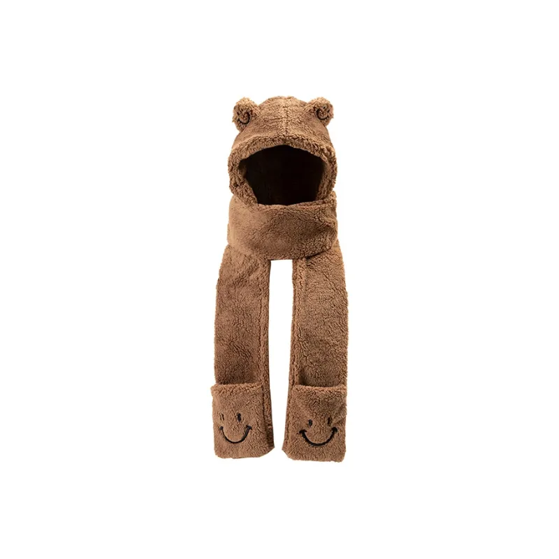 BAIJUAN Knit Scarves Unisex-2