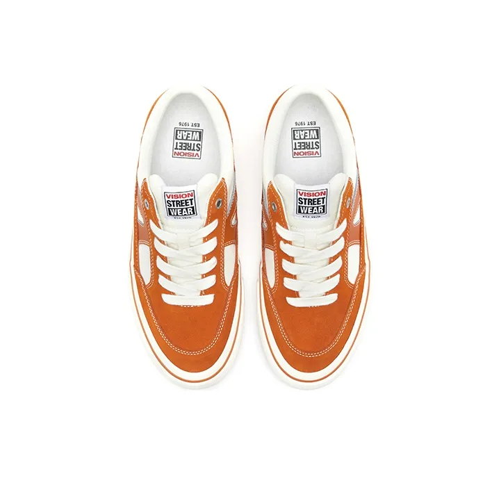 Vision Street Wear Stick Low Top Skateboard Shoes Unisex Mandarin Orange-3