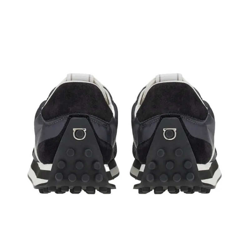 Ferragamo Casual Shoes Women's Low Top Gray/Black/Blue-3