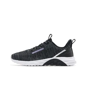 Erke Low Top Running Shoes Women's Black White
