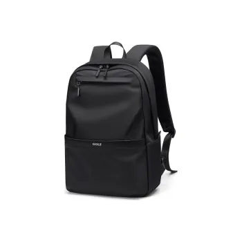 GOLF Oxford Synthetic Leather Backpack Large Size Men's Black/Gray & Black