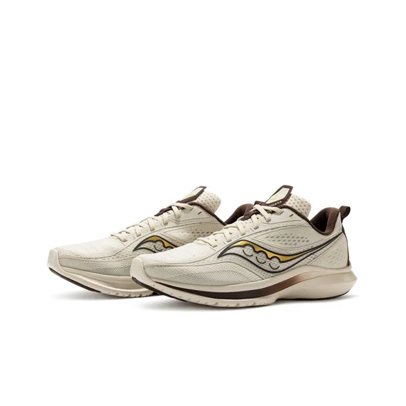 Saucony Kinvara 13 Running Shoes Unisex Low Top Beige/Brown-2