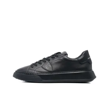 PHILIPPE MODEL Paris Temple Veau Low-top Leather Sneakers