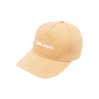 PALM ANGELS Logo plaque Cotton Cap