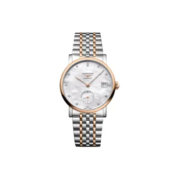 LONGINES Boya Collection Automatic Mechanical Movement Women's Watch 34.5mm White Dial