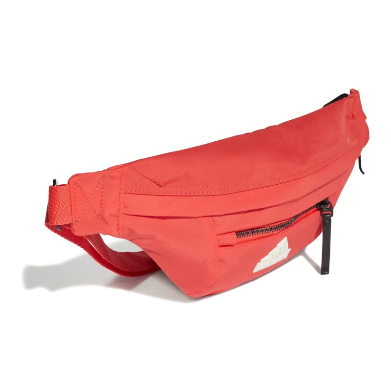 Adidas Polyamide Sports Waist Bag Small Size Unisex Bright Red-1