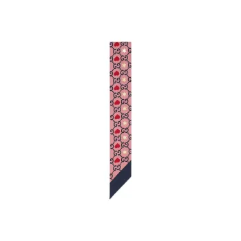 GUCCI Silk Scarves Women's Pink