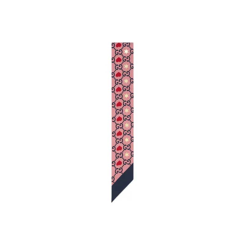 GUCCI Silk Scarves Women's Pink-0