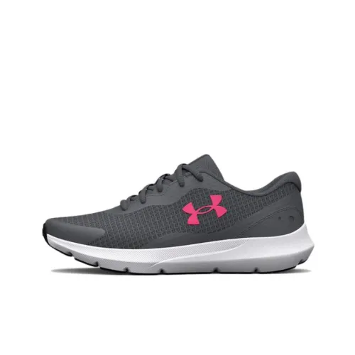 Under Armour Surge 3 Running Shoes Women's Low-Top Gray/Pink