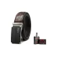 Brown Strap Matte Pearl Gunmetal Buckle+Premium Box