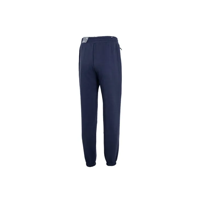 PUMA Knitted Sweatpants Men Navy Blue-1