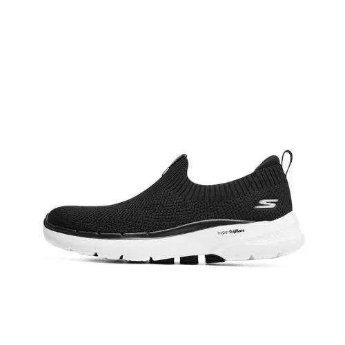 Skechers Go Walk 6 Casual Shoes Women's Low-Top Black/White