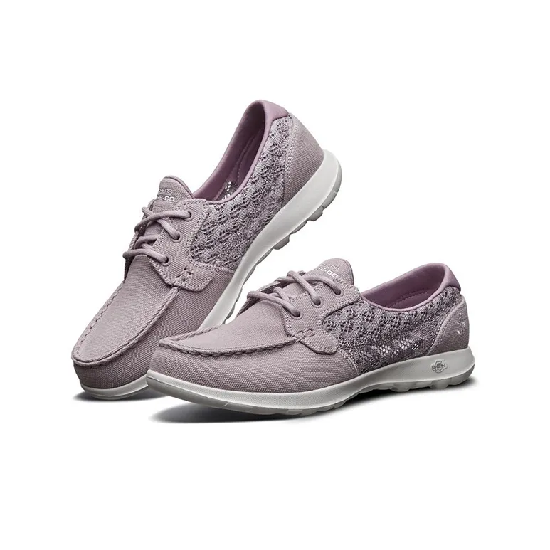 Skechers GO WALK Lite Casual Shoes Women's Low Top Light Cameo Brown-2