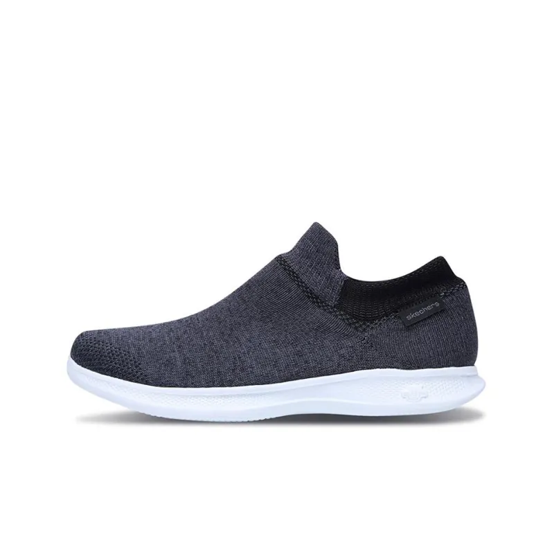 Skechers Go Step Casual Shoes Women's Low-Top Black/White-0