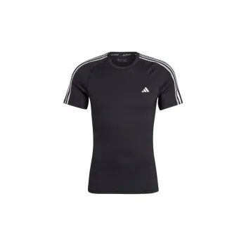 Adidas Techfit 3 Stripes Training Tee