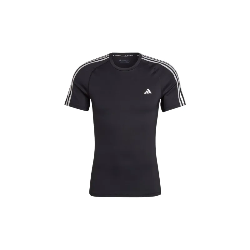 Adidas Techfit 3 Stripes Training Tee-0