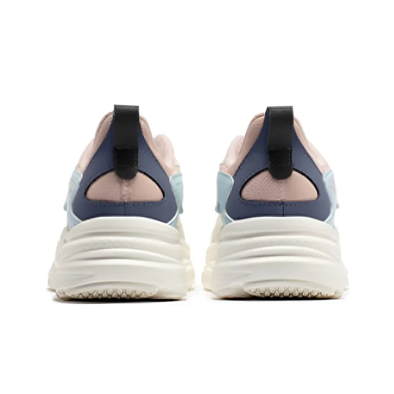 361° Casual Shoes Women's Low Top Feather White/Light Peach Pink/Blue-2