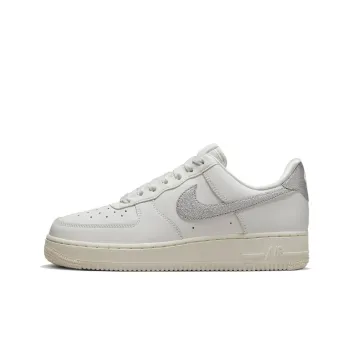 Nike Air Force 1 '07 Summit White Sail White Metallic Silver Women's