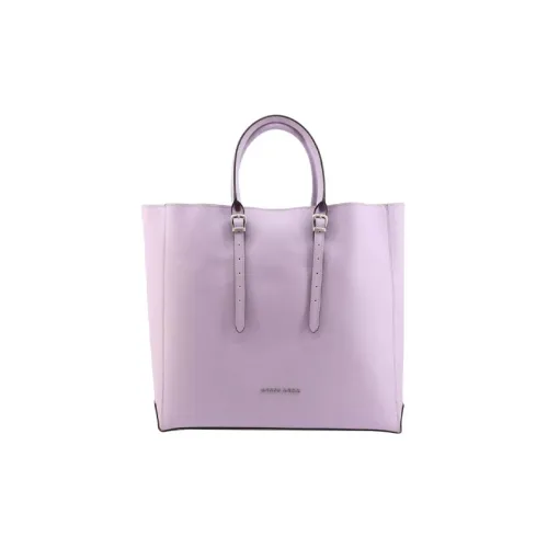 GUESS Leather Handbag Women's Purple