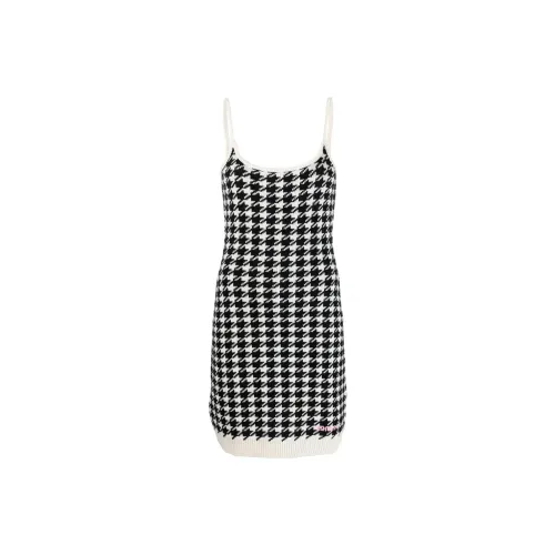 MIU MIU Sleeveless Dresses Women's Black