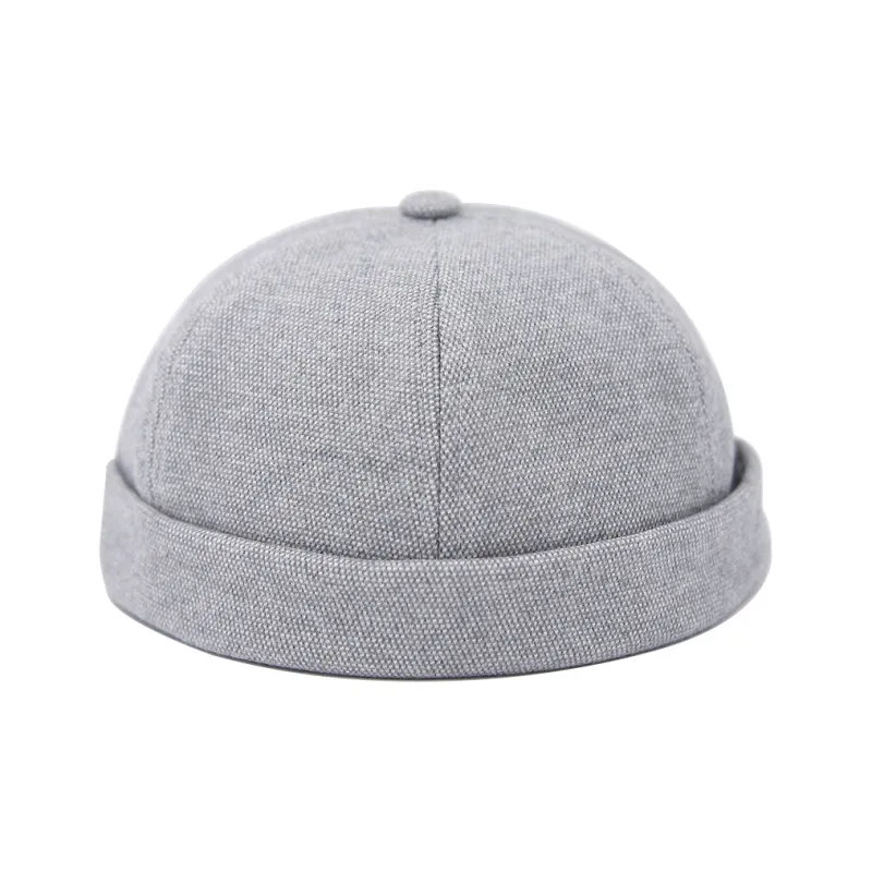 ACAP Cotton Hats & Caps Unisex Black/Navy Blue/Dark Gray/Light Gray/Khaki-3