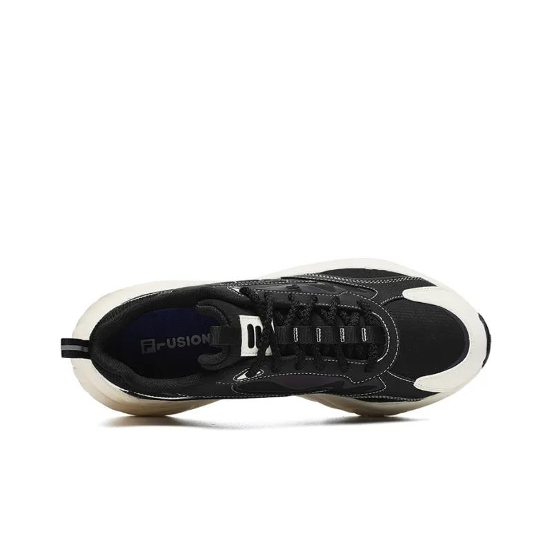 FILA FUSION Running Shoes 'Black White Retro'-3