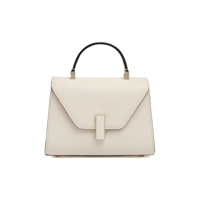 Valextra Iside Millepunte Calfskin Shoulder Bag, Crossbody Bag, Handbag Women's White-0