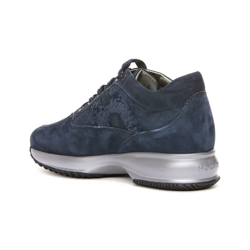 HOGAN Low-top Suede Sneakers-3