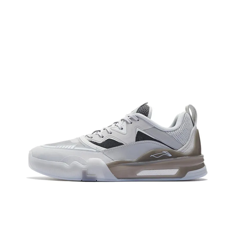 LiNing Ellington Men's Erik Ellington Professional Skateboarding Shoes - Grey-0