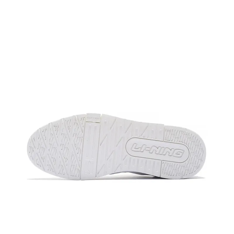 LiNing 001 BTC BTC Low-Top Skateboard Shoes Women's White Blue-4