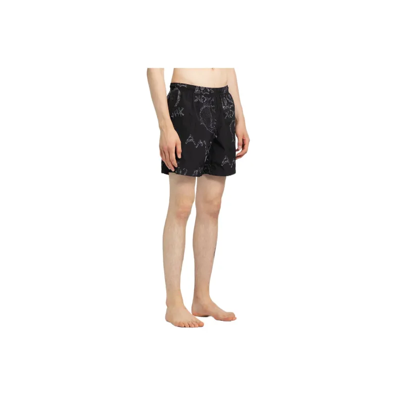 Alexander McQueen Casual Shorts Men Black-4